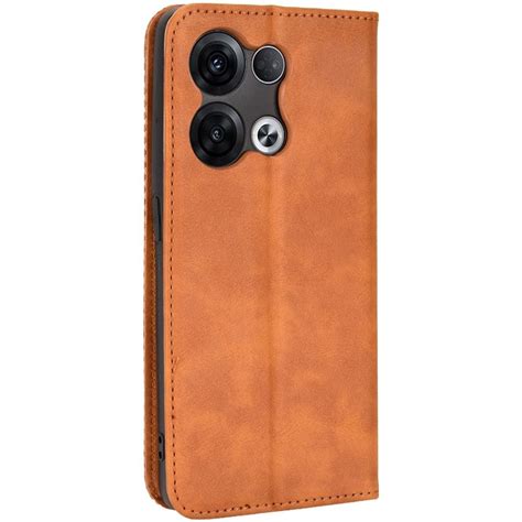 Mobigear Sensation Bookcase Voor Oppo Reno Pro G Cognac