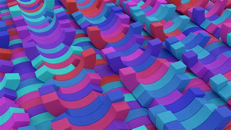 Colorful Curve Shapes Abstract Hd Wallpaper Peakpx