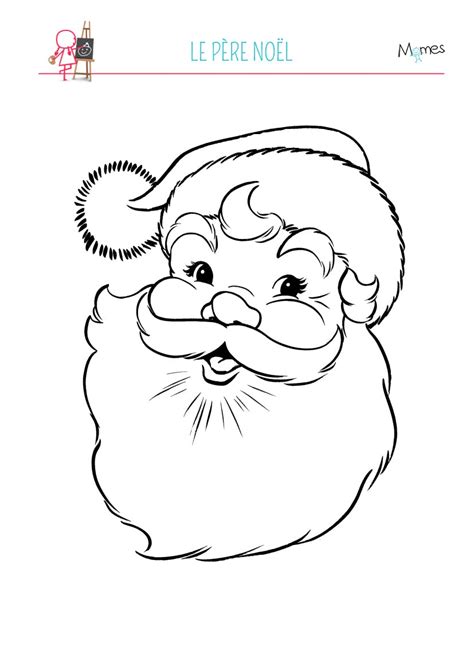 Coloriage Père Noël  Momes.net