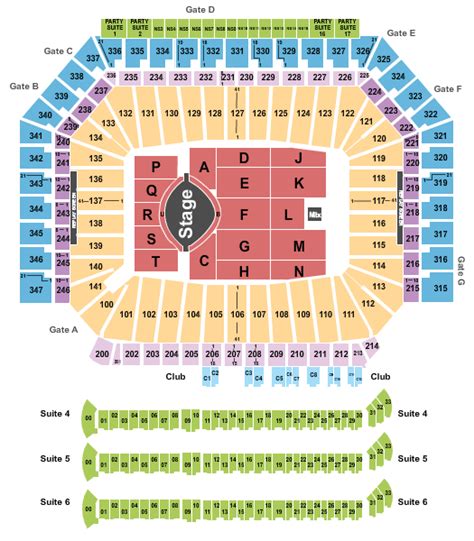 Garth Brooks Detroit Concert Tickets Ford Field Stadium Tour