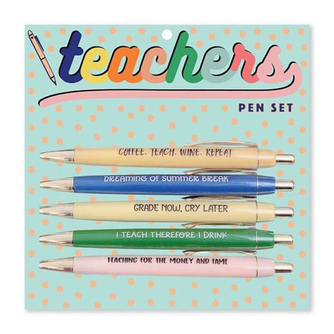 The Teachers Pen Set Teachers Pen Sets Teacher Stickers