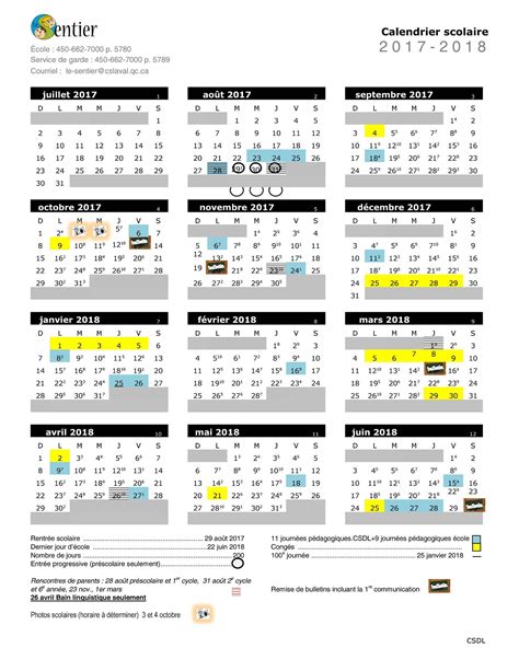 Collection Of Calendrier Scolaire Quebec Commission Scolaire New