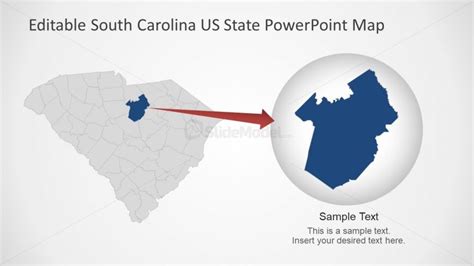 County Highlight Powerpoint South Carolina Slidemodel