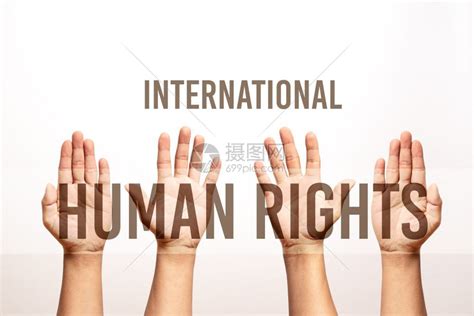 协议国际人权日概念举手白种人挥图片素材 正版创意图片307926025 摄图网