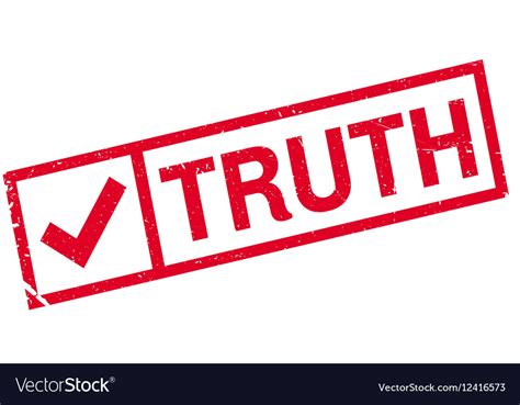 Truth Stamp Rubber Grunge Royalty Free Vector Image