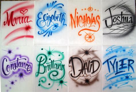 Airbrush Lettering Styles