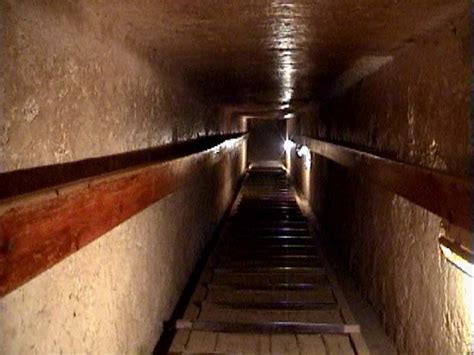 One Of 3 Chambers Inside The Great Pyramid Pyramids Of Giza Great