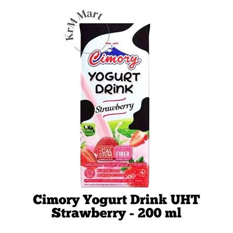 Jual Cimory Yogurt Drink UHT Strawberry 200 Ml Stroberi 200ml Indonesia