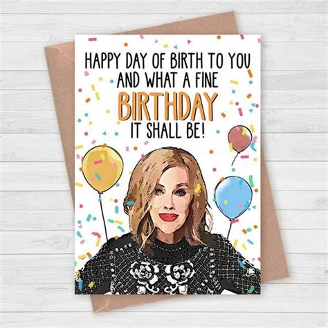 Whether you're marking a milestone, such as baby's first birthday, an 18th, 21st, or 50th, or just celebrating a friend turning another year older, we've thousands of funny, rude, and. Schitts Creek Birthday Card Moira Rose happy birthday bebe ...