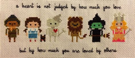 Wizard of Oz Cross Stitch (redditor: all_purple_errthang) | Cross stitch, Cross stitch patterns