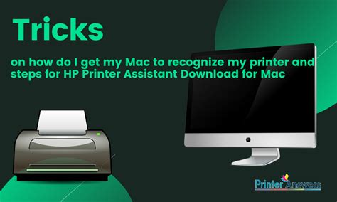 Simply go to system preferences, click printers, and. Tricks on how do I get my Mac to recognize my printer and ...