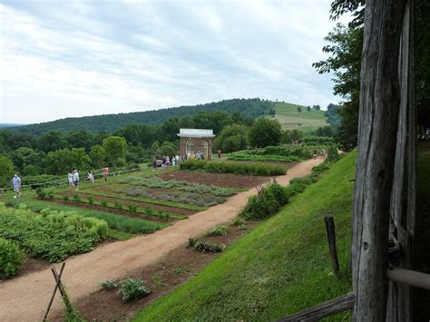 Portion Of Monticello Vegetable Gardens The Vegetable And Flickr