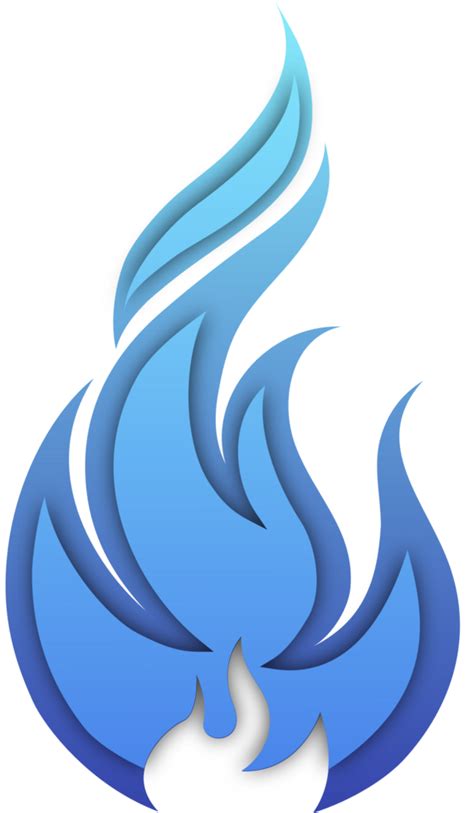 Blue Fire 36646773 Vector Art At Vecteezy