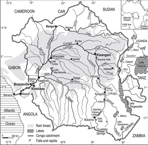 1 Location Map Of The Congo Basin Reproduced From National Geographic