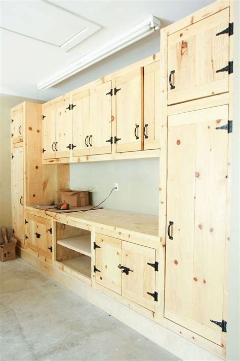 Diy garage storage shelves to maximize space. 45 Clever Ideas to Organize your Garage | Diy garage storage, Garage storage cabinets, Garage design