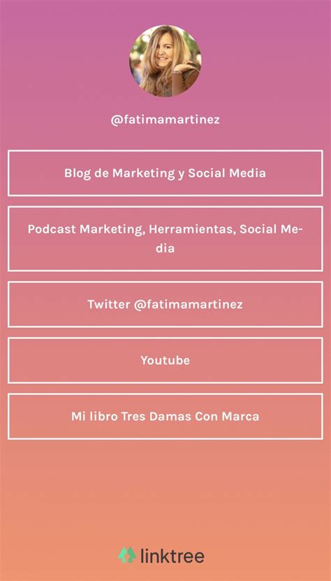 Linktree Para Compartir En Tu Bio De Instagram Múltiples Enlaces