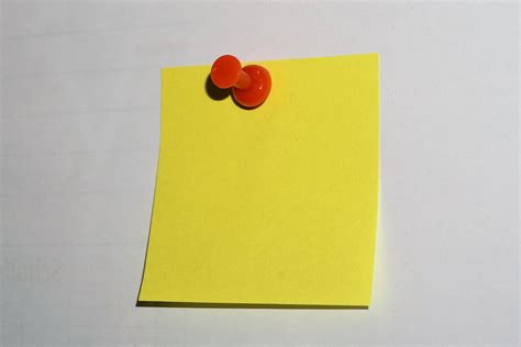 Post It Note Yellow Free Image Download