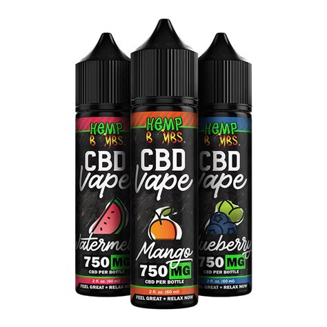 Hemp Bombs Premium Cbd Vape Juice Choose Strength And Flavor