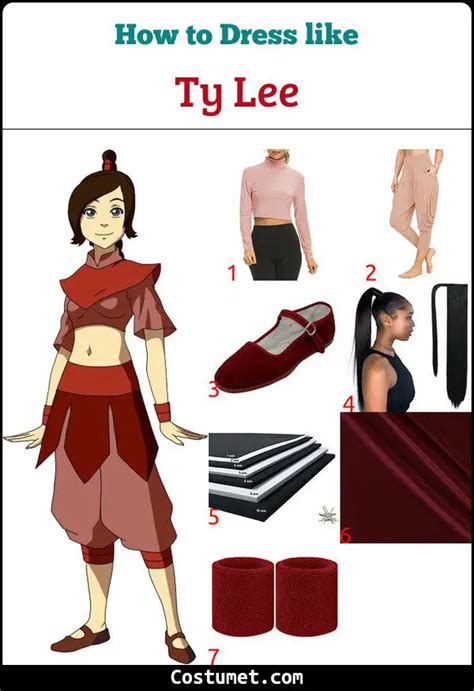 Ty Lee Avatar The Last Airbender Costume For Cosplay And Halloween