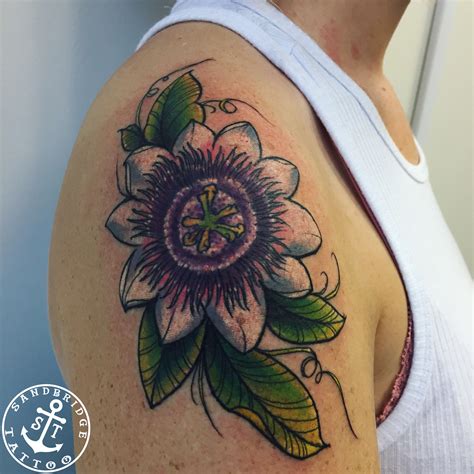 Mandi Johnson Passion Fruit Flower Tattoo Tattoos Passion Fruit