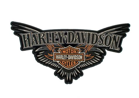 Harley classic rocker eagle wing motorcycle jacket vest back patch large iron on. Pinstriping Bar & Shield Patch | Harley davidson patches, Harley davidson, Vintage harley davidson