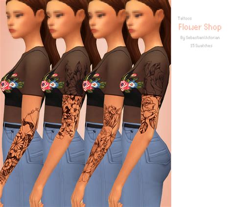 Sims 4 Thigh Tattoo