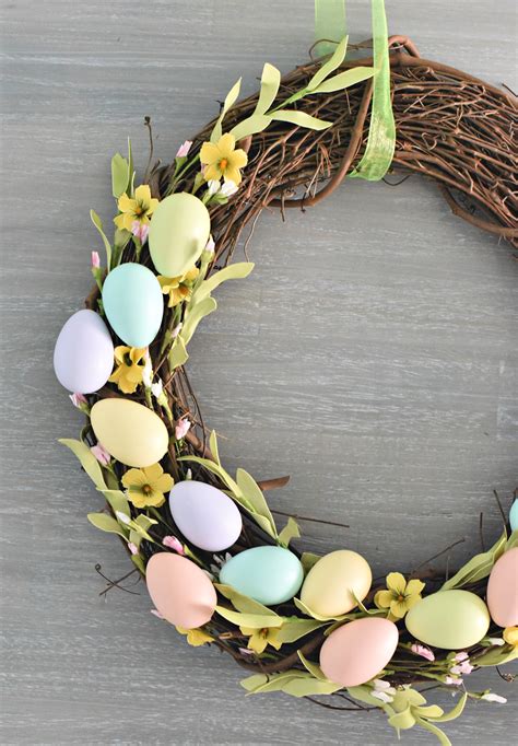 How To Make An Easter Wreath Crazy Little Projects