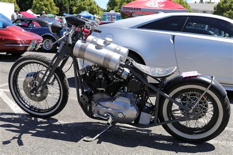Oldmotodude Harley Davidson Sportster Rat Bike On Display At Cool