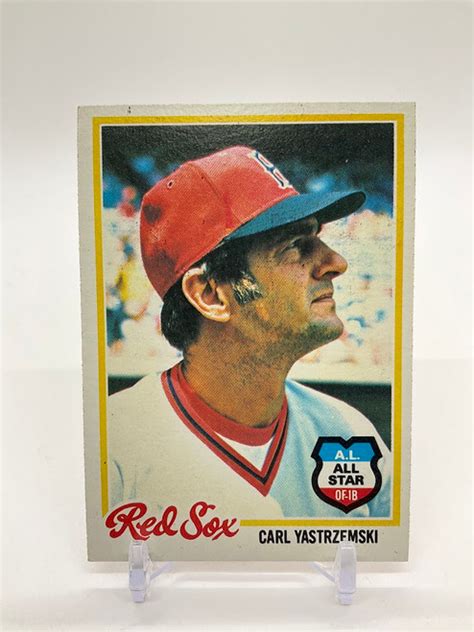 Carl Yastrzemski 1978 Topps 40 Boston Red Sox Ex 2