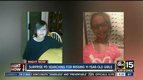 Surprise Police Looking For Two Missing Girls