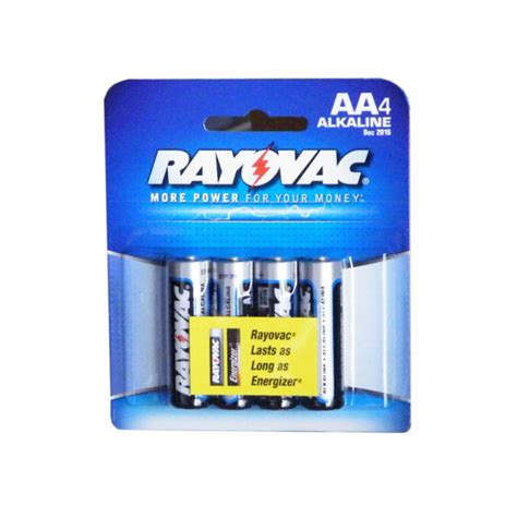 4 Pack Aa Alkaline Batteries By Rayovac©
