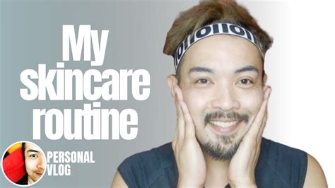 Facial Routine For Men My Daily Skincare Routine Youtube