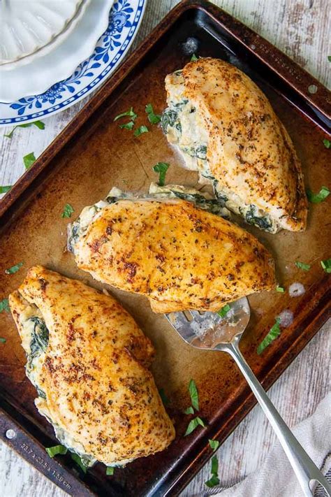 Spinach Stuffed Chicken Breast Recipe Sidechef