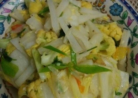 Resep sayur lodeh pedas bahan : Resep Tumis sayur putih oleh Nendah Lestari - Cookpad