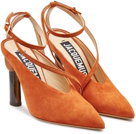 Jacquemus Les Chaussures Faya Suede Pumps | Trending shoes, Womens fashion shoes, Trending ...