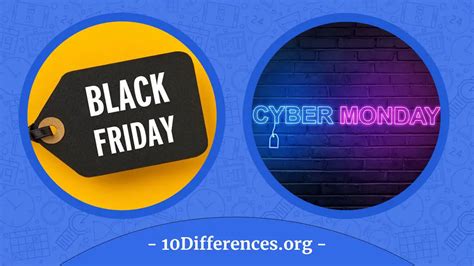 Difference Between Black Friday And Cyber Monday