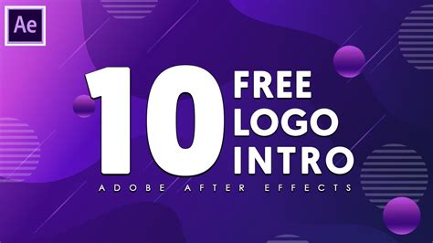 Free Logo Intro For Adobe After Effects Templates Youtube