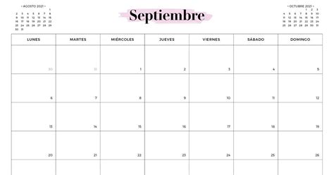 ¿te ha gustado nuestro sitio web? Calendario SEPTIEMBRE 2021 para imprimir gratis (en pdf y jpg)