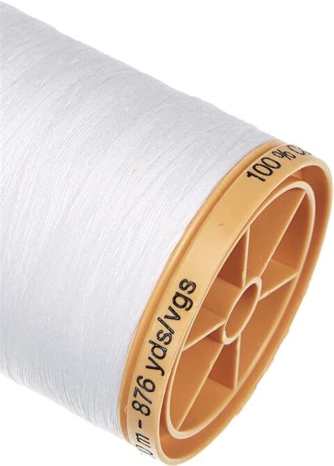 Buy Gutermann 876 Yd Natural Cotton Thread Solids White Online Shop
