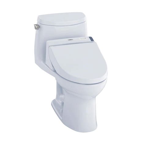 Toto Ultramax Ii Connect Piece Gpf Elongated Toilet With Washlet C Bidet Seat And