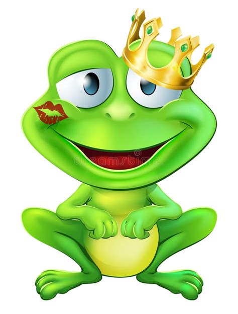 Frog Prince Cartoon Stock Vector Illustration Of King 30313059