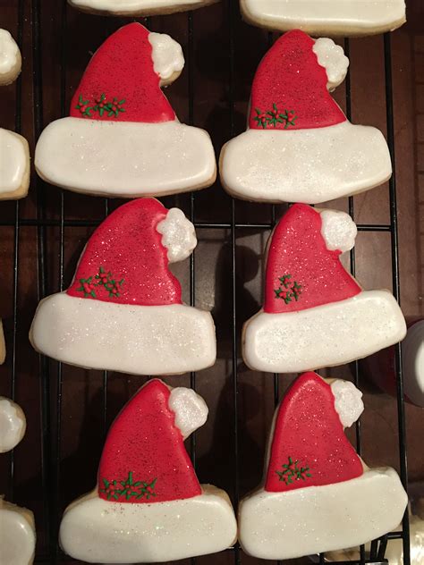 ☆ the cactus measures approximately 6.5 inches tall, from the top of the plant to the bottom of the terracotta pot. Christmas Sugar Cookies (Santa Hat) | Sugar cookies ...