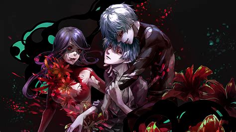 Download Haise Sasaki Rize Kamishiro Ken Kaneki Anime Tokyo Ghoul 4k