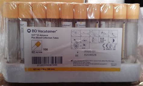 Buy BD Vacutainer 367958 SST II Advance Plus Blood Collection Tubes 8 5