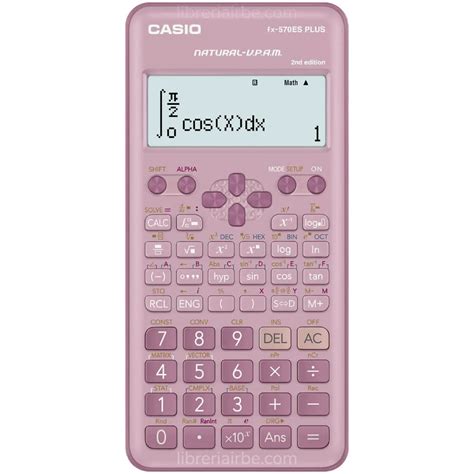 Calculadora Científica CASIO fx 570ES PLUS Segunda Edición Rosa