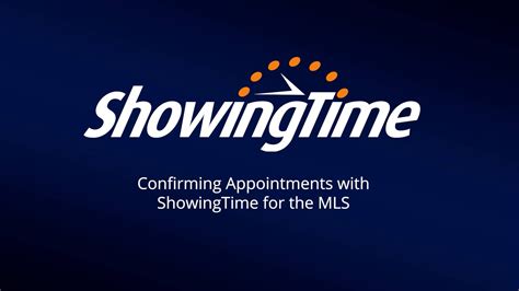 How To Confirm Appointments With Showingtime For The Mls On Vimeo