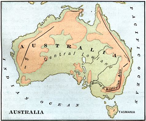 Landforms Of Australia