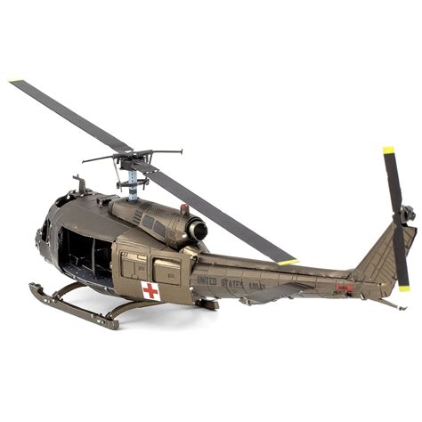 Metal Earth Uh 1 Huey Helicopter 3d Metal Model Kits
