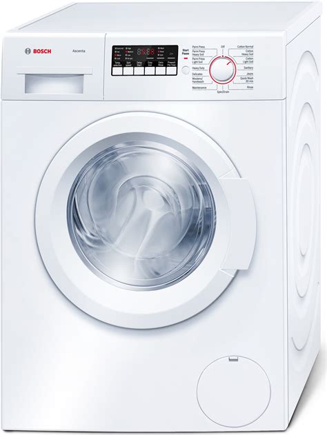 Enjoy large capacity performance in a compact size that fits almost anywhere. Bosch WAP24200UC 24 Inch Front-Load Washer with 2.2 cu. ft ...