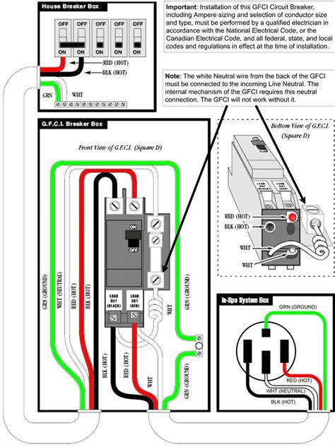 Three Wire Gfci Diagram Gfci Outlet Outlet Wiring Electrical